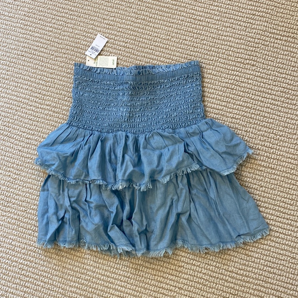 Aerie Blue Mini Skirt